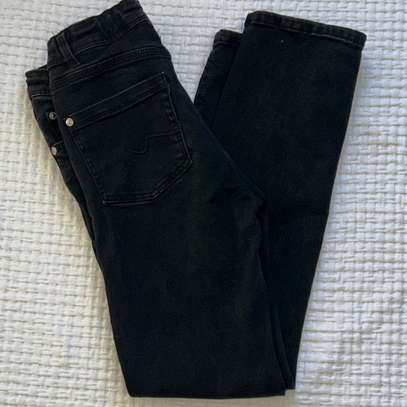 7 For All Mankind Kids Black Jeans - Picture 9 of 16